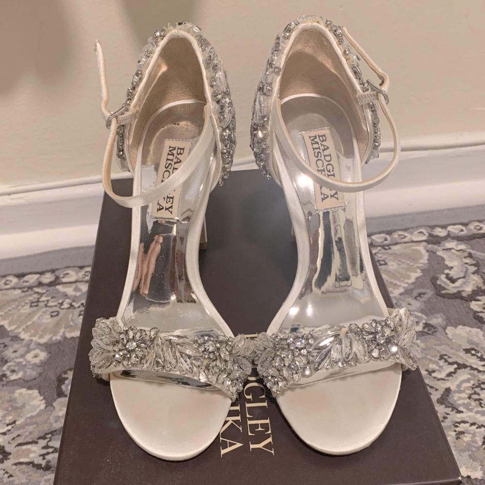 Badgley Mischka Embellished Evening Shoe